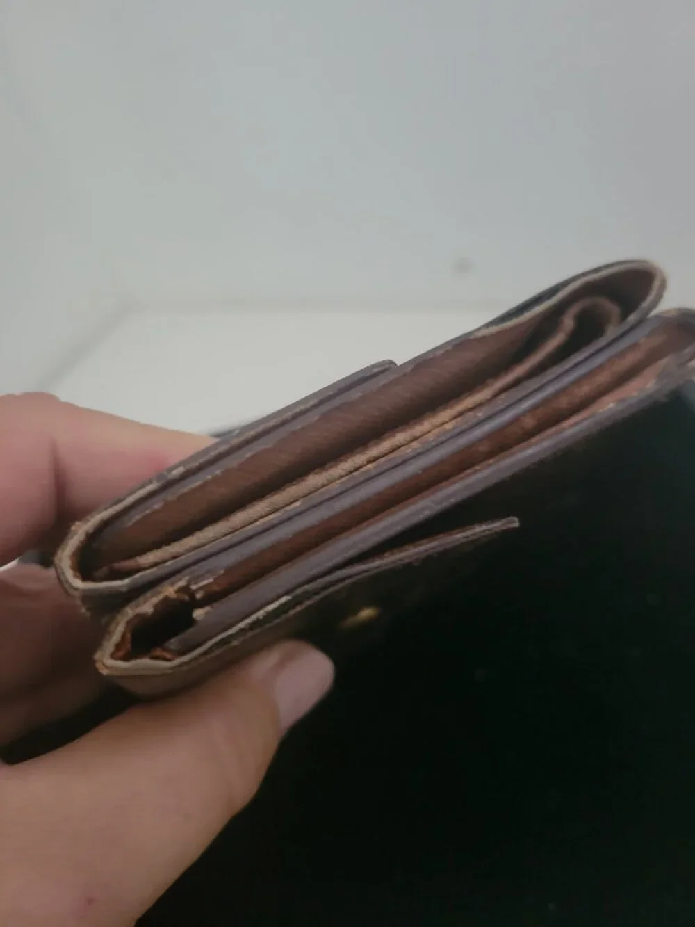 Louis Vuitton Much Loved Brown BiFold Men's Logo Wallet